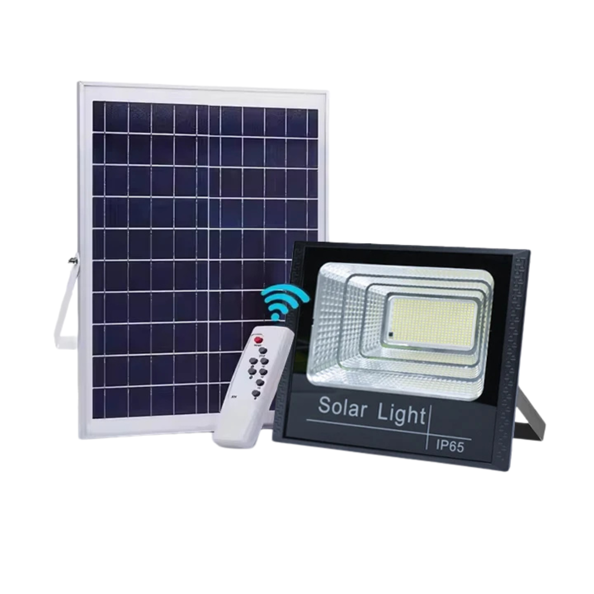 Proiector Solar Jortan LED 500W, Rezistenta IP65, Telecomanda, Autonomie 12h, Functionare Autonoma