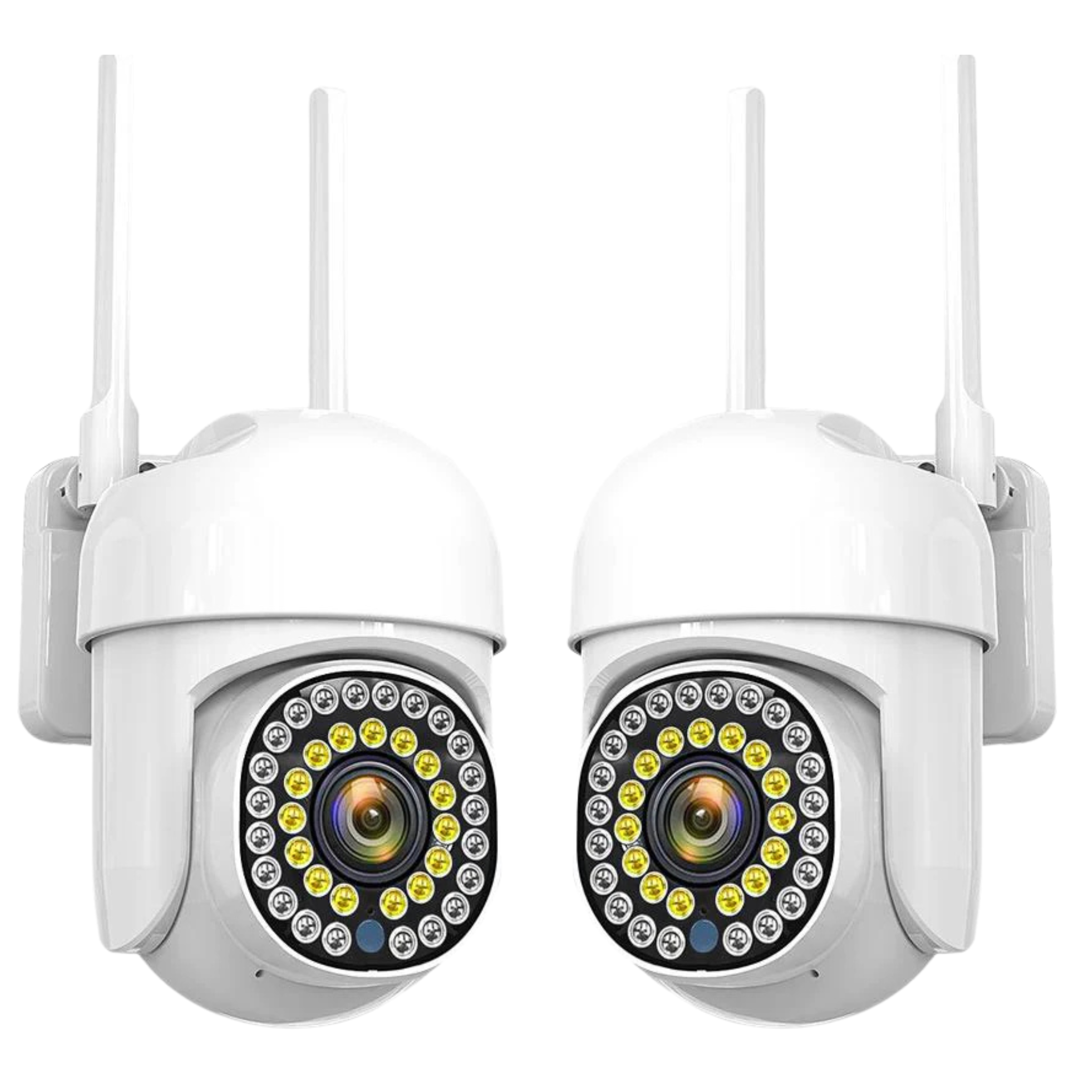 Set 2x Camera de Supraveghere Smart WiFi Rotativa, Rezolutie 1080P, Performanta Avansata, Viziune Nocturna 30M, Control Complet