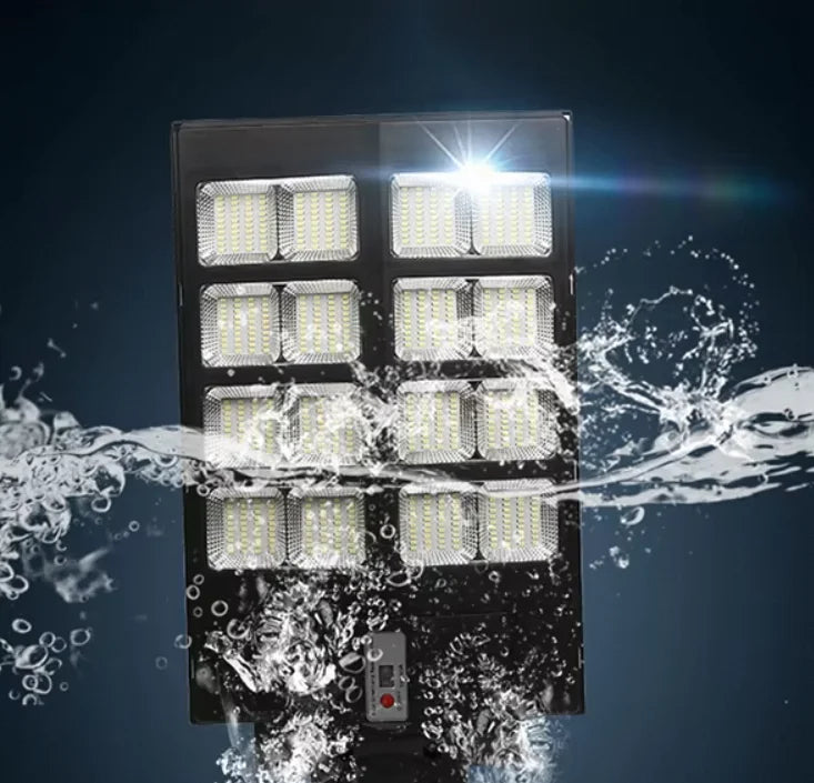 Lampa Solara Dubla LED cu Telecomanda si Picior Metalic – Putere 600W / 1000W / 1600W / 2000W / 2400W