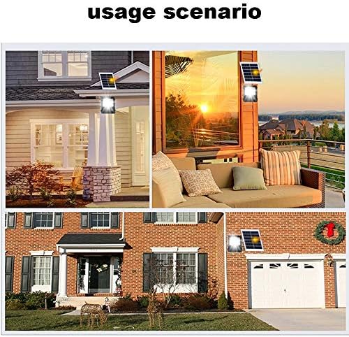 Set 2x Proiector Solar LED 300W, Rezistenta IP65, Telecomanda, Autonomie 12h, Functionare Autonoma