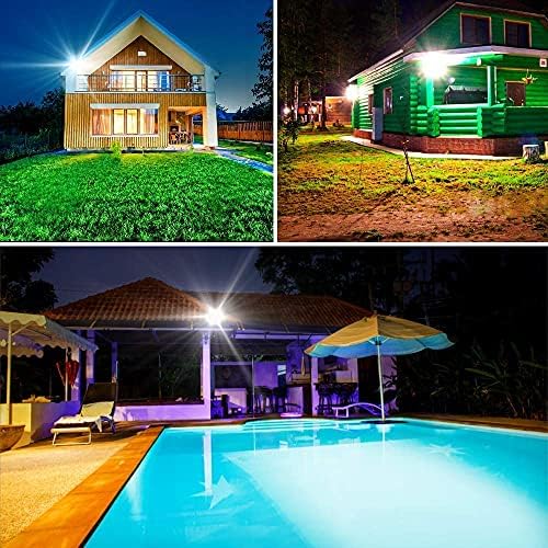 Set 2x Proiector Solar LED 300W, Rezistenta IP65, Telecomanda, Autonomie 12h, Functionare Autonoma