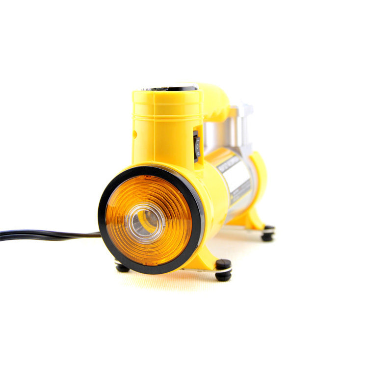 Compresor Aer Auto Portabil 12V AC PRO Cyclone cu Manometru si Lumina