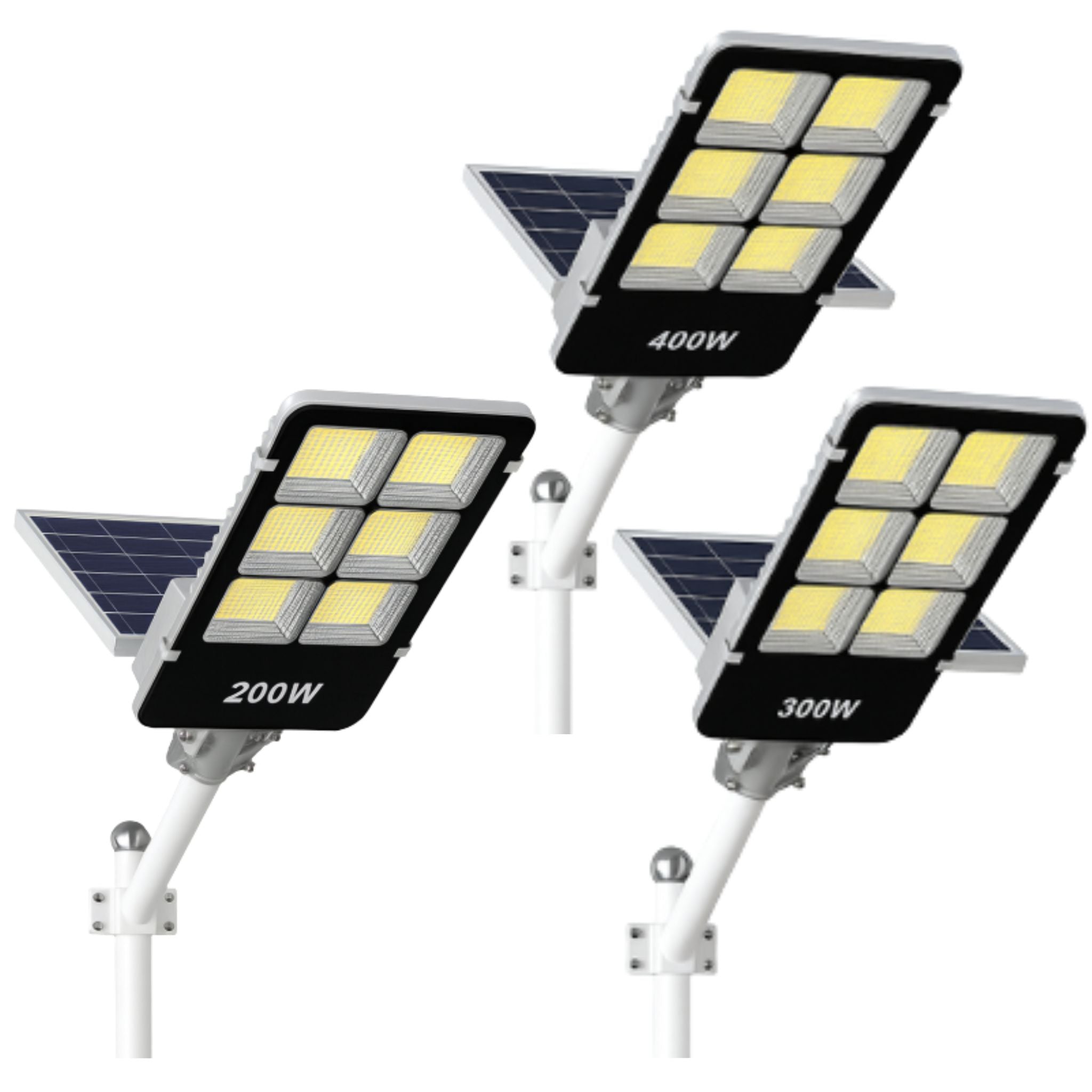 Lampa Solara JORTAN LED 200W 300W 400W cu Panou Solar si Telecomanda