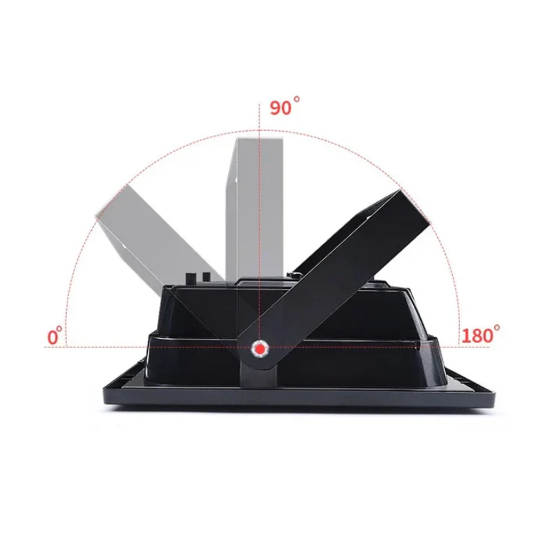 Proiector Solar LED Jortan, Putere 200W, Exterior, Impermeabil IP65, Control la Distanta, Telecomanda si Panou Solar Inclus