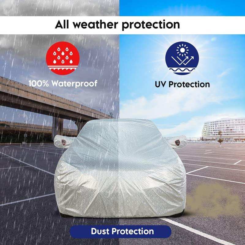 Husa Auto Anti-Zgarieturi, Ploaie, Soare, Material Peva - FlashMAG
