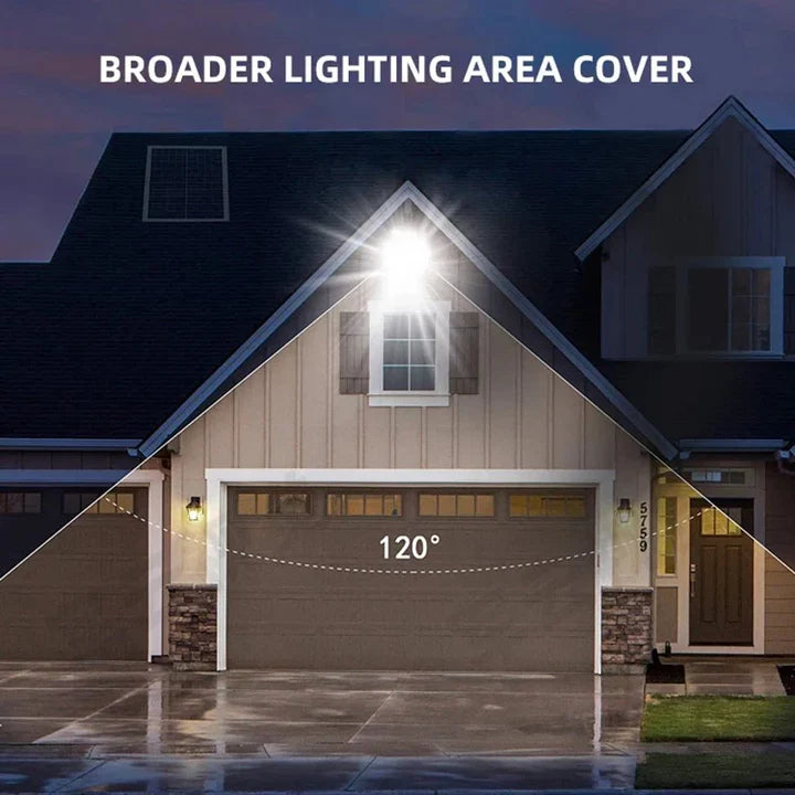 Proiector Solar LED Jortan, Putere 200W, Exterior, Impermeabil IP65, Control la Distanta, Telecomanda si Panou Solar Inclus