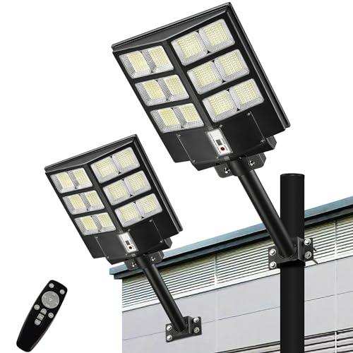Lampa Solara Stradala DUBLA - LED 600W/800W/1000W cu Picior metalic inclus - FlashMAG