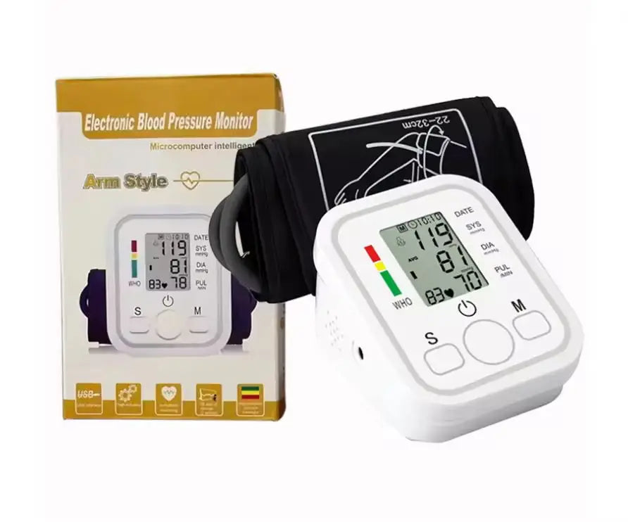 Tensiometru Digital de Brat Arm Style cu Detectare Puls si Memorie Masuratori