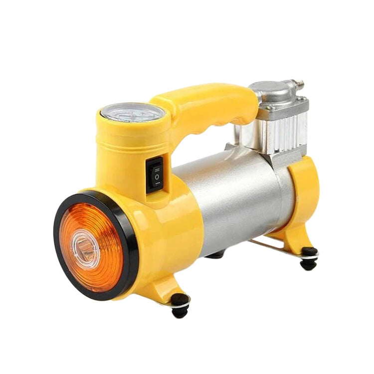 Compresor Aer Auto Portabil 12V AC PRO Cyclone cu Manometru si Lumina