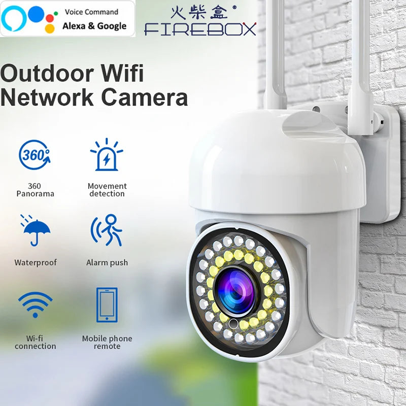 Set 2x Camera de Supraveghere Smart WiFi Rotativa, Rezolutie 1080P, Performanta Avansata, Viziune Nocturna 30M, Control Complet Plus 2x Card de Memorie 32GB