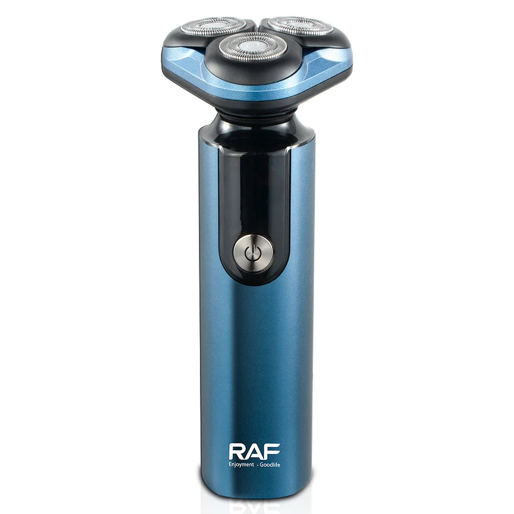 Aparat De Ras Electric RAF R4017, Tehnologie 3 Lame, Motor 6300 RPM, Baterie, Rezistent Apa