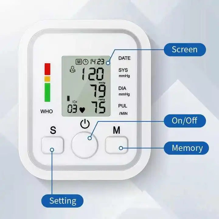 Tensiometru Digital de Brat Arm Style cu Detectare Puls si Memorie Masuratori