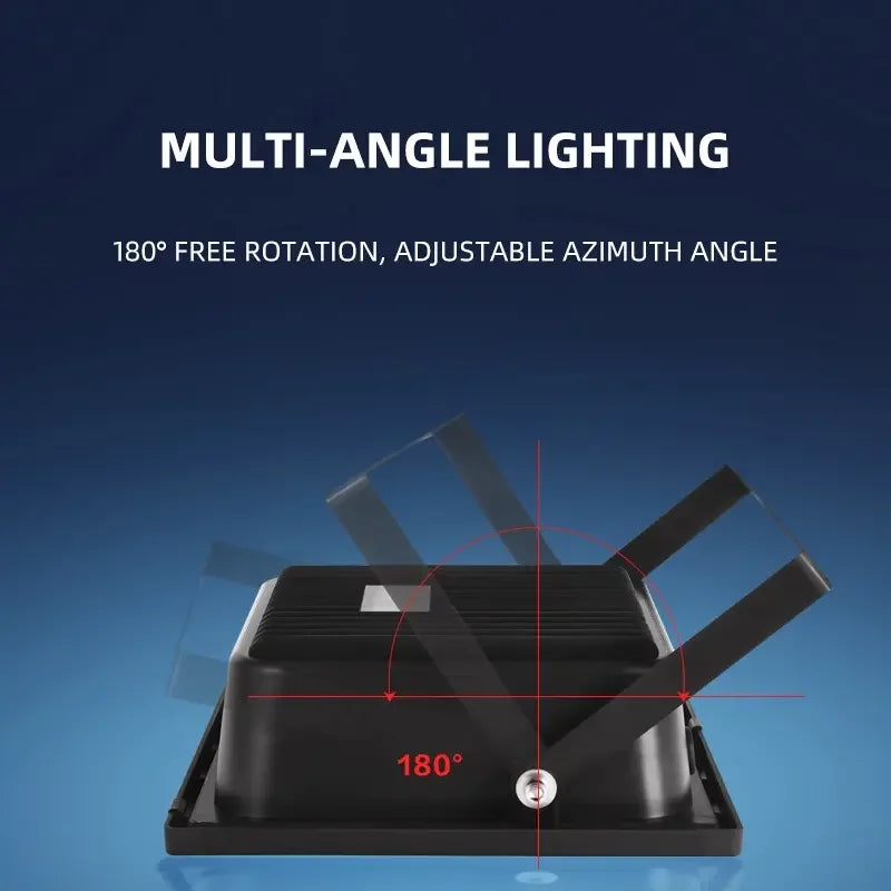 Set 2x Proiector Solar LED 300W, Rezistenta IP65, Telecomanda, Autonomie 12h, Functionare Autonoma