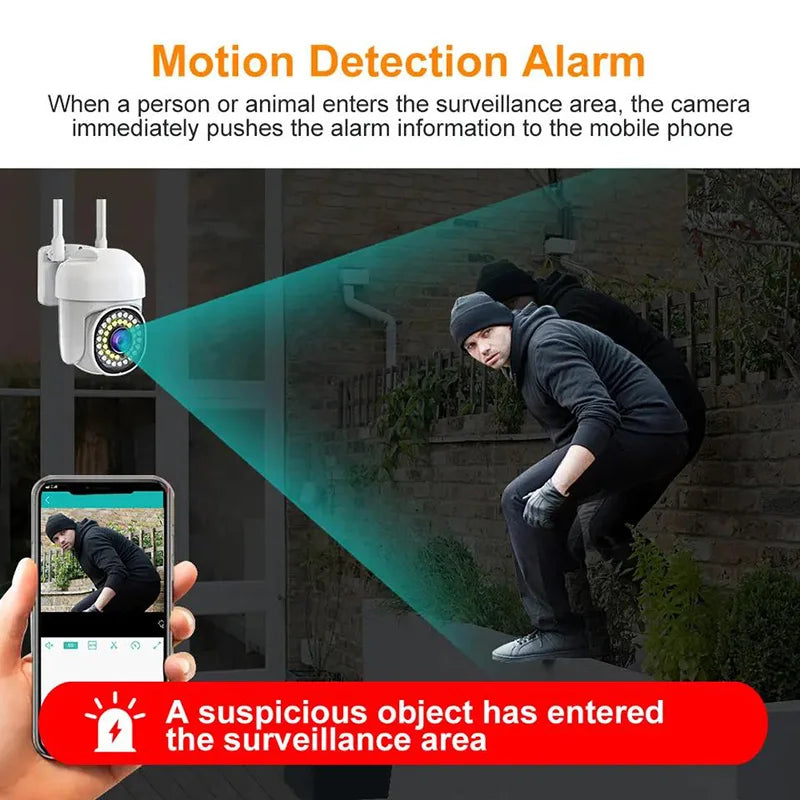 Set 4x Camera de Supraveghere Smart WiFi Rotativa, Rezolutie 1080P, Performanta Avansata, Viziune Nocturna 30M, Control Complet Plus 4x Card de Memorie 64GB