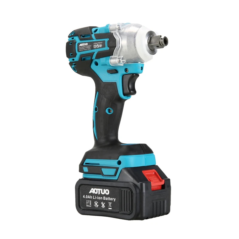 Trusa Cheie de Impact 48V 550Nm cu Valiza, 2 Acumulatori si 43 Accesorii