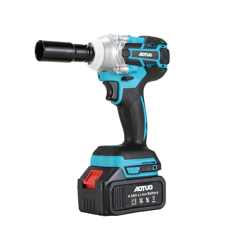Trusa Cheie de Impact 48V 550Nm cu Valiza, 2 Acumulatori si 43 Accesorii