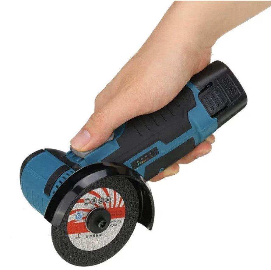 Polizor Portabil de 12V - 2x Acumulatori, Discuri 76mm, Motor fara Perii - FlashMAG