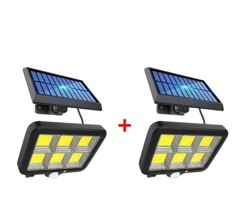 Set 2 proiectoare cu 160 LED-uri si sezori de miscare - FlashMAG
