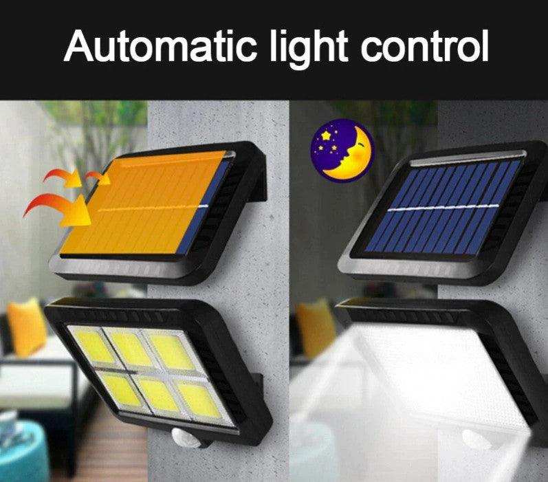 Set 2 proiectoare cu 160 LED-uri si sezori de miscare - FlashMAG