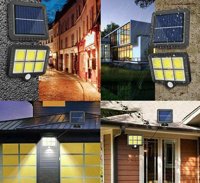 Set 2 proiectoare cu 160 LED-uri si sezori de miscare - FlashMAG