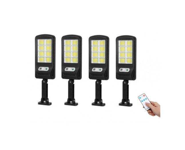 SET 4 Lampi Solare cu 160 de LED-uri COB si telecomanda, 100W - FlashMAG