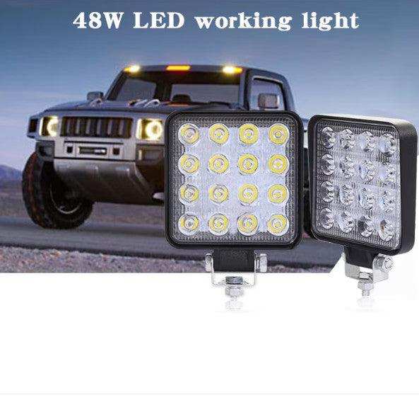 Set 4 Proiectoare LED Offroad, 48W, 12V, design elegant - FlashMAG